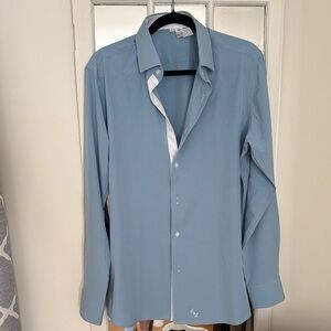 Elegant Light Blue Dress Shirt